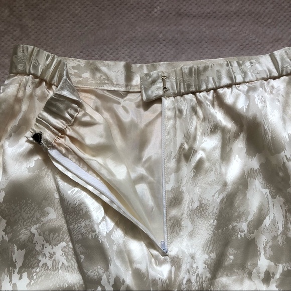 100% silk mid-length skirt - Picture 4 of 8